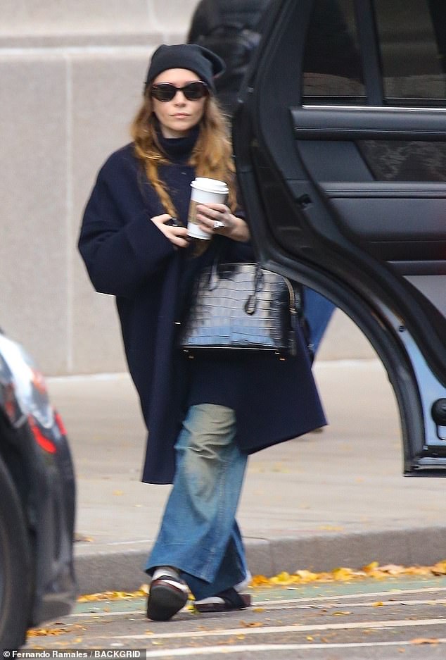 On the scene: Ashley Olsen was spotted out and about in New York City on Wednesday