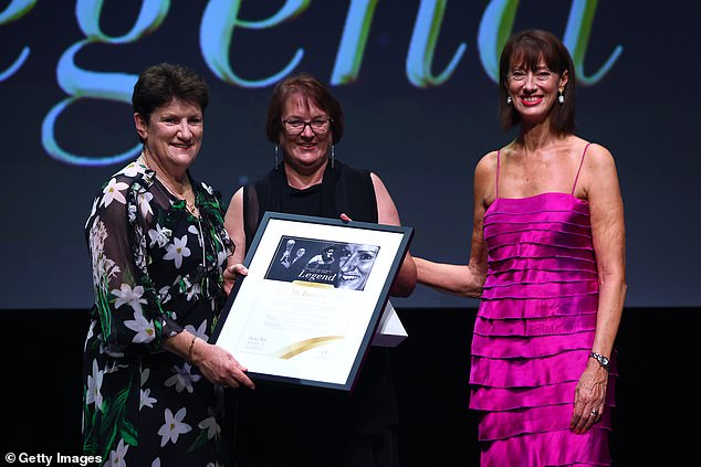 Netball Australia has found itself in a new crisis, with two of the sport's greats - including Jill McIntosh (pictured left) - locked in a war of words over player protests at last Saturday's awards ceremony.