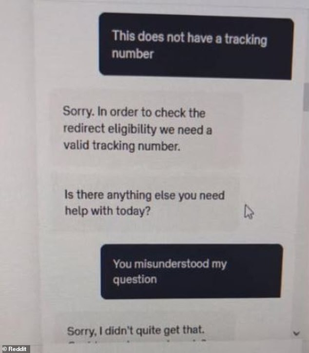 An Australia Post customer revealed an angry message exchange with a company chatbot