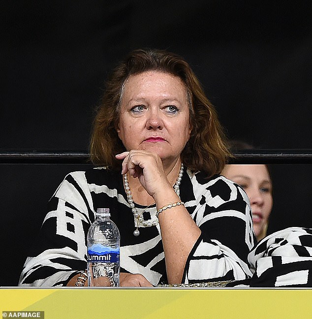 Australia's richest person, Gina Rinehart (pictured), has personally sent a letter to Meta CEO Mark Zuckerberg asking him to take action against fraudulent Facebook posts