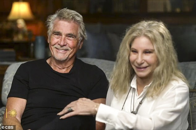 Self-control: James Brolin, 83, revealed on CBS Sunday Morning that he was 'celibate' for three years before marrying Barbra Streisand, 81 – including when they dated