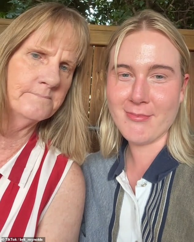 “I was really happy that you were coming home,” Susan, 69, said of her daughter, who moved back in with her parents at age 28.  Susan can be seen on the left of the photo