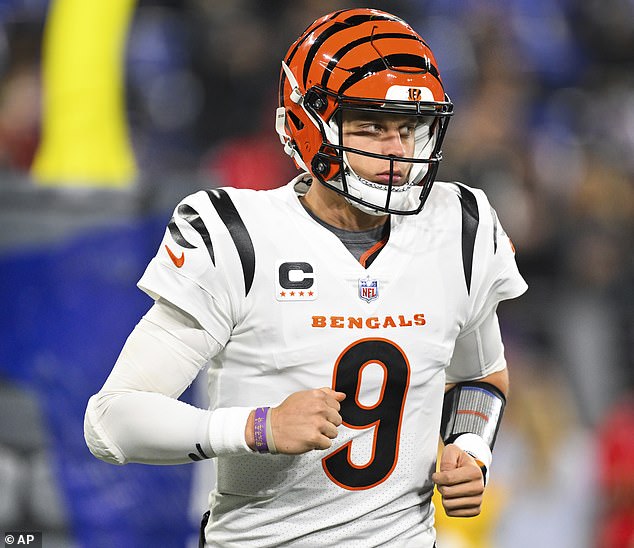 Cincinnati Bengals quarterback Joe Burrow went to the locker room with a hand injury