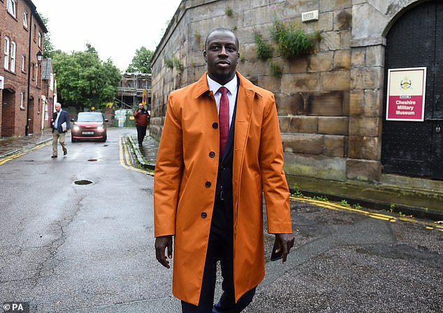 Benjamin Mendy (pictured) is demanding £10million back in unpaid wages from Manchester City