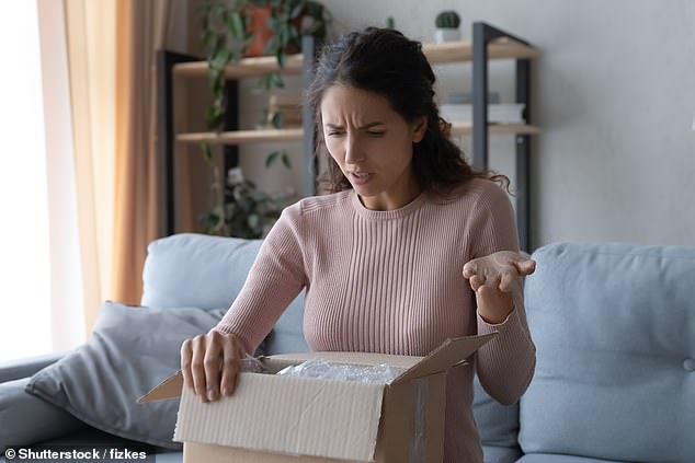 Problems: New research from Citizens Advice shows a third of shoppers have had a problem with parcel delivery in the past month