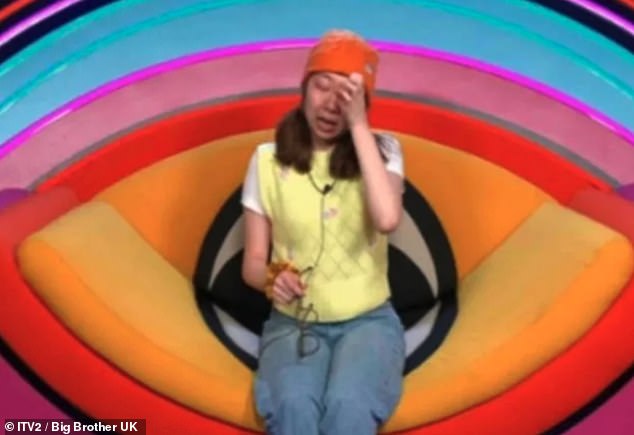 Emotion: Big Brother viewers left heartbroken after Yinrun's tearful speech in which she admitted she felt 'forgotten' by her housemates on Sunday