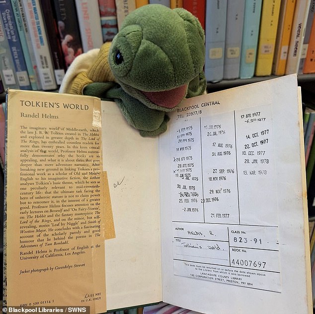 At least they brought it back?  Tolkien's World, a book lent by Blackpool Central Library in March 1978, has finally returned to the library's shelves - after the borrower found it while clearing out her house