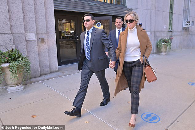 Matthew Nilo left the Suffolk Superior Court in Boston on Tuesday hand in hand with his fiancée Laura Griffin