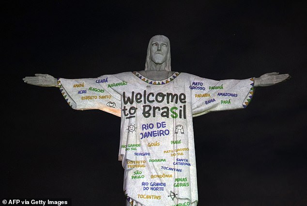 Brazil welcomed Taylor Swift ahead of her Eras Tour shows by lighting up the statue of Christ the Redeemer