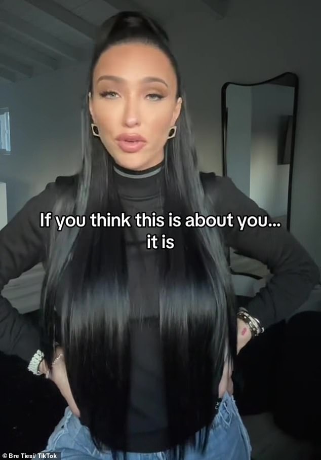 Cryptic clip: Bre Tiesi shared a cryptic video on her TikTok account on Thursday evening