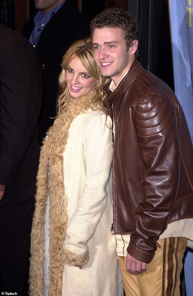 Love from the past: Amid backlash over stories of how Timberlake treated the Circus hitmaker during their two-year romance, between 1999 and 2001, his bandmate Lance Bass told TMZ that fans should take it easy on the SexyBack singer due to his past missteps (Spears and Timberlake pictured in 2001)