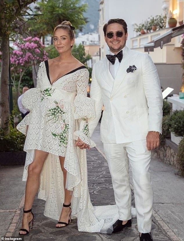 Bumble CEO Whitney Wolfe, pictured with her husband Michael Herd, hosted her lavish 30th birthday party in Capri, Italy