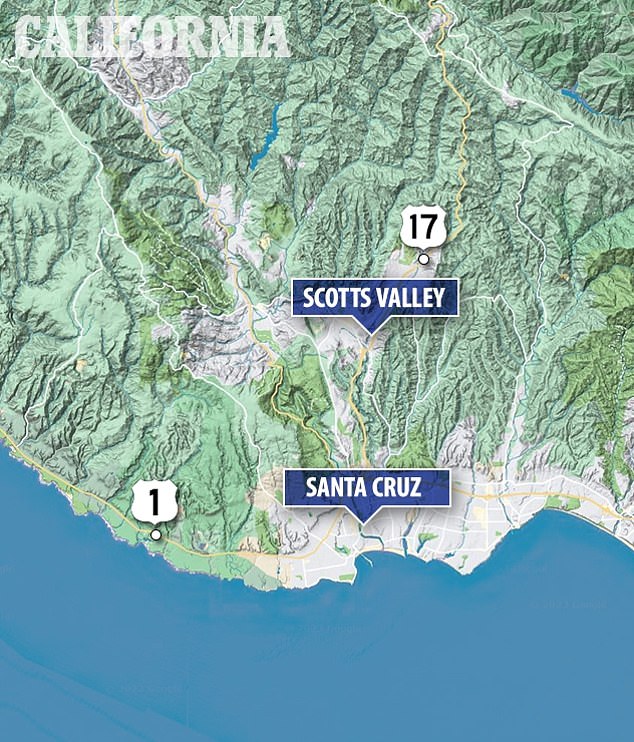 Emergency services rushed to the boys' family home in Scotts Valley, Santa Cruz, on November 15 around 4pm to find a child with a knife wound.