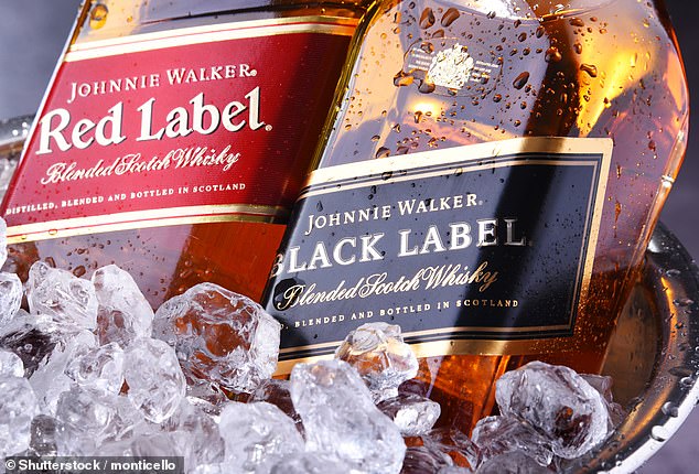 Battle: The drinks giant, behind brands such as Johnnie Walker and Guinness, said sales in the region will fall by more than 20 percent