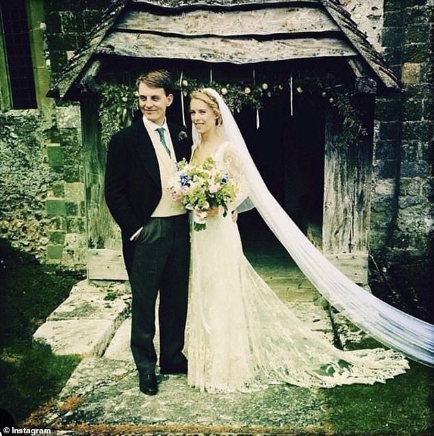 Straker, 33, married actress Davina Pownall in a church ceremony in Wiltshire in 2015