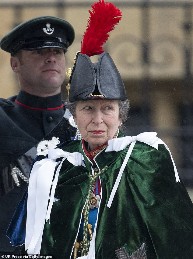 Princess Anne will be the king's personal bodyguard at the state opening of parliament on Tuesday