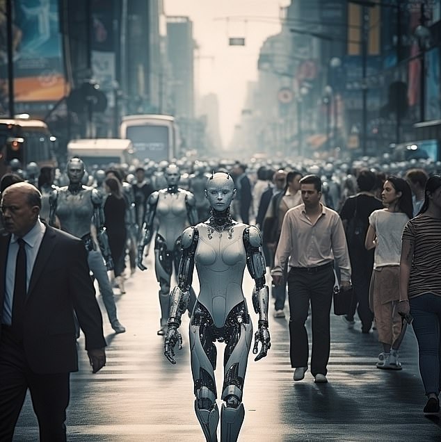 How will robots change the world in 2035?  (Rob Waugh/Midjourney)