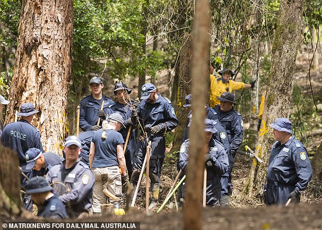 Police are searching along Batar Creek Road for missing toddler William Tyrrell in late 2021