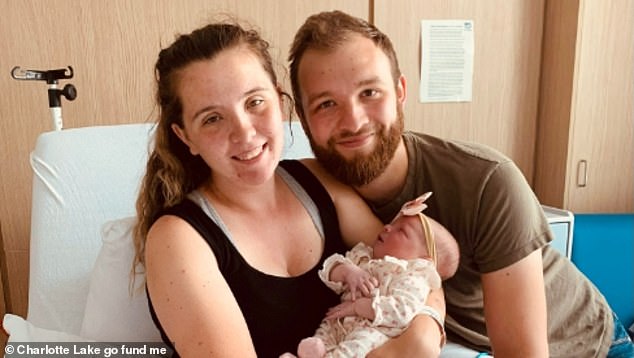 Charlotte Lake and her fiancé Nathanael Guide welcomed baby Ava-Rose on June 25, but a few weeks later they became concerned about her continued sleeping and snoring.