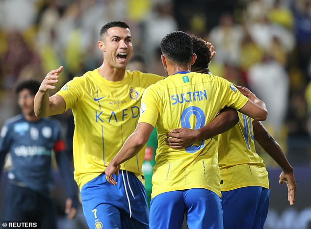 Cristiano Ronaldo scored a brace as he helped Al-Nassr beat Al-Akhdoud 3-0