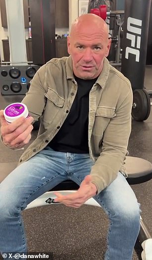 Dana White drank only water with electrolytes for the first 24 hours