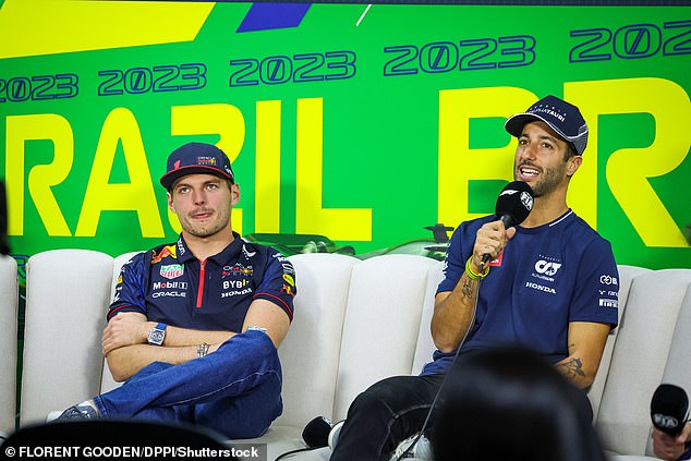 Daniel Ricciardo took a brutal swipe at Max Verstappen during the Las Vegas Grand Prix