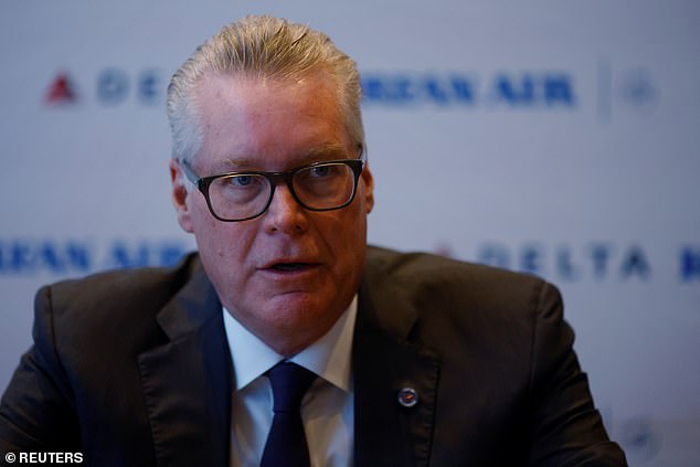 Delta Air Lines CEO Ed Bastian said his airline will not copy United's new plan to board economy passengers with window seats before center and aisle seats