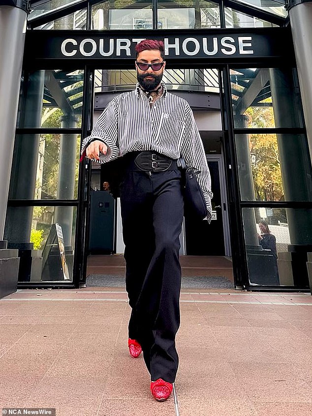 Queer influencer and author Ratko Denis 'Deni' Todorovic appeared before Burwood Local Court in Sydney on July 3, 2023