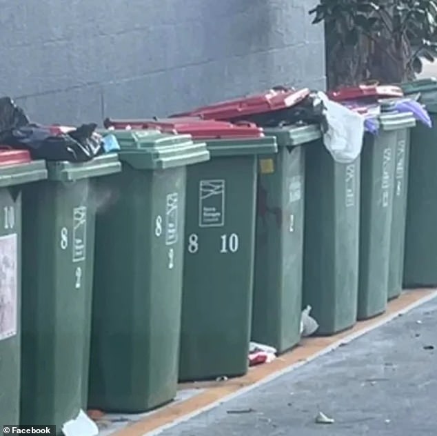 Aussies across the country are outraged after their council started collecting general waste bins fortnightly, leaving the bins overflowing with festering rubbish