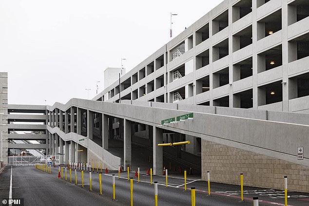 Built in 2019, the Pixar Pals Parking Structure provides easy access to nearby Disney Parks