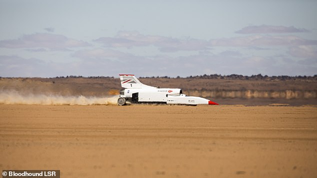 In 2019, the car reached speeds of 1000 km/h during an impressive test in the Kalahri Desert