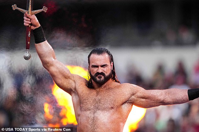 Drew McIntyre stormed off backstage following CM Punk's return to the WWE organization