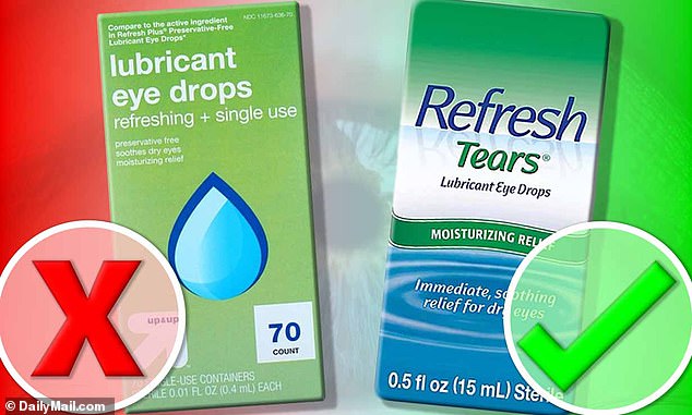 Dr.  Will Flanary, an ophthalmologist in Oregon, advised patients to avoid generic eye drops, such as Target's recently recalled Up&Up Lubricant Eye Drops, and instead opt for well-known brands such as Refresh, which carry a lower risk of bacterial contamination.