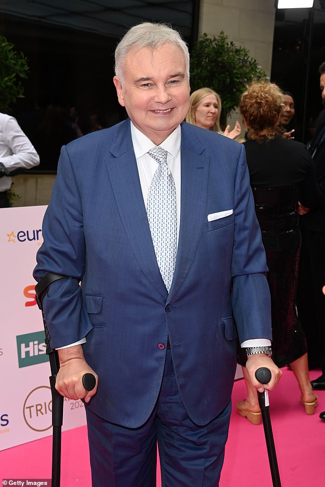 Good news: Eamonn Holmes has revealed that his son Declan's wife Jenny has given birth to a little girl, making him a grandfather for the second time