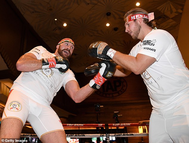 Ben Davison (right), Tyson Fury's former trainer, has worked to help Anthony Joshua