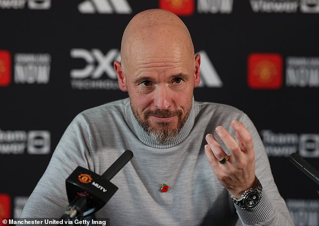 Erik ten Hag is not thinking about transfers despite Man