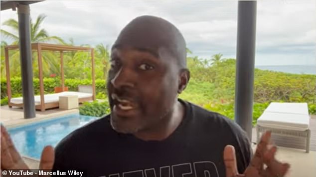 Retired NFL defensive lineman and ESPN host Marcellus Wiley denied allegations that he raped a Columbia University student during a video shared to his YouTube channel on Wednesday