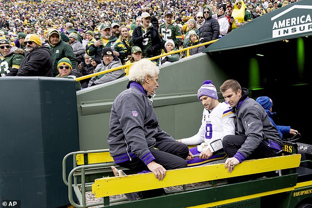 Kirk Cousins ​​suffered his season-ending Achilles injury on October 29 against the Packers