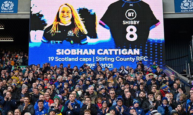 The Scottish back rower played 19 times for her country before passing away in November 2021