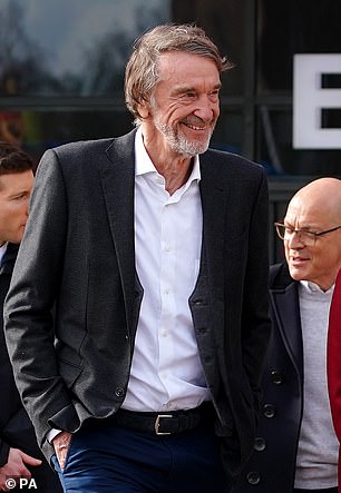 Sir Jim Ratcliffe (left) will reportedly seek advice from legendary manager Sir Alex Ferguson on who should become Manchester United's new sporting director