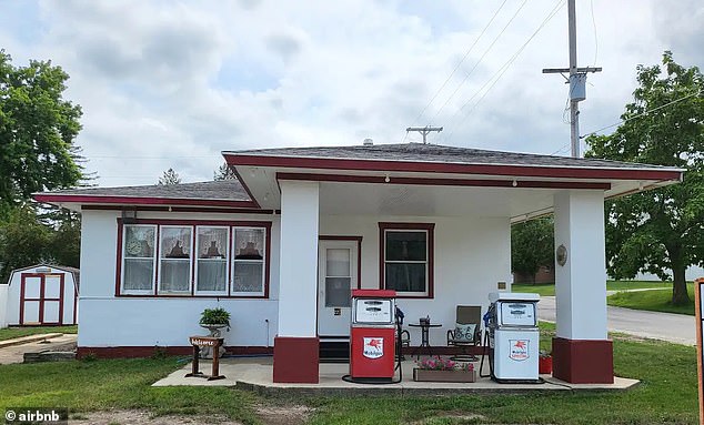 A creative mother-daughter duo transformed a 1925 station into an adorable home for Airbnb guests