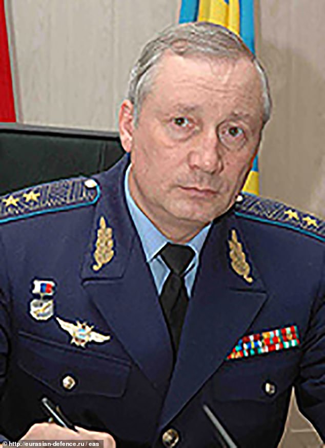 Highly decorated Lieutenant General Vladimir Sviridov, 68, (pictured) and his wife Tatyana, 72, had been dead for about a week before their bodies were found