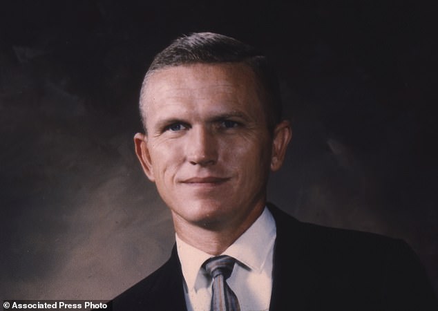 This portrait from the late 1960s shows American Colonel Frank Borman, commander of the Apollo 8 flight.  Borman, who commanded the historic Apollo 8 Christmas flight in 1968, which orbited the moon 10 times and paved the way for the moon landing seven months later, has died.  He was 95