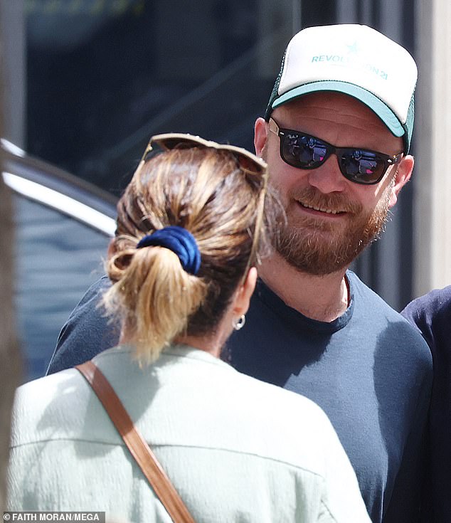 Coldplay recently performed two special shows to a packed audience in Perth, Western Australia.  And on Monday, their drummer Will Champion (pictured) appeared to be in good spirits as he chatted with fans outside his hotel.