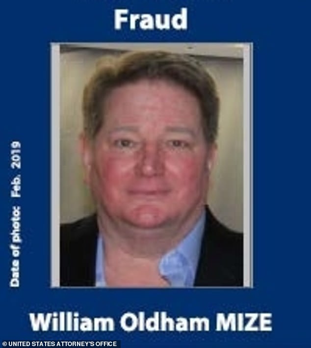 William Mize, 62, was arrested Tuesday at a Jacksonville marina after being indicted in 2018 on fraud charges that led to insurance companies paying out more than $6 million