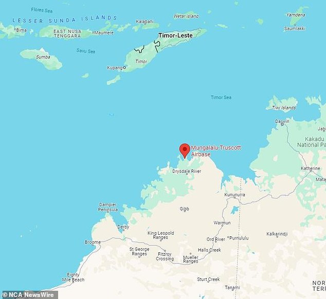 The group was detected near Mungalalu-Truscott air base in the remote Kimberley region