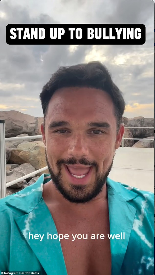 Shocking: Gareth Gates was verbally abused by three female passengers on board a P&O cruise who egged him on about his stutter