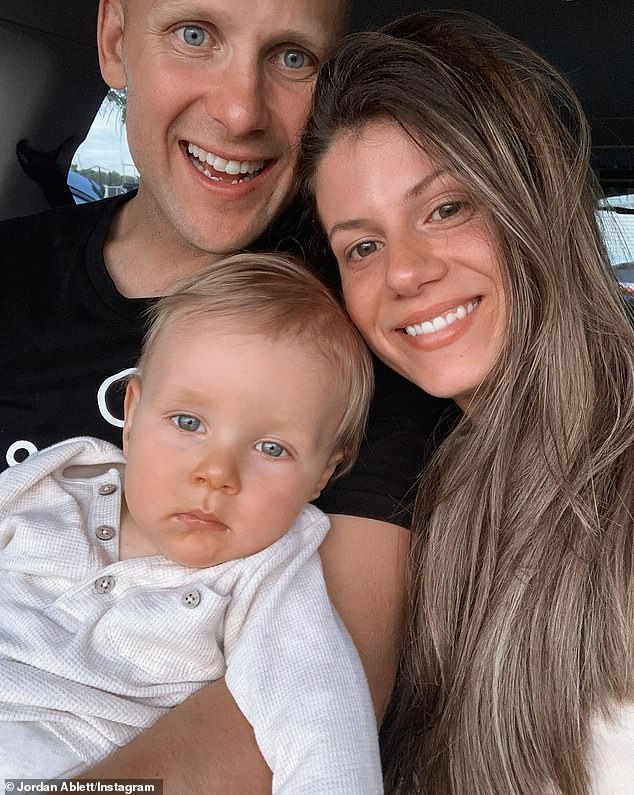 Gary Ablett Jr.'s wife Jordan has shared a heartbreaking message about their son Levi.  All depicted