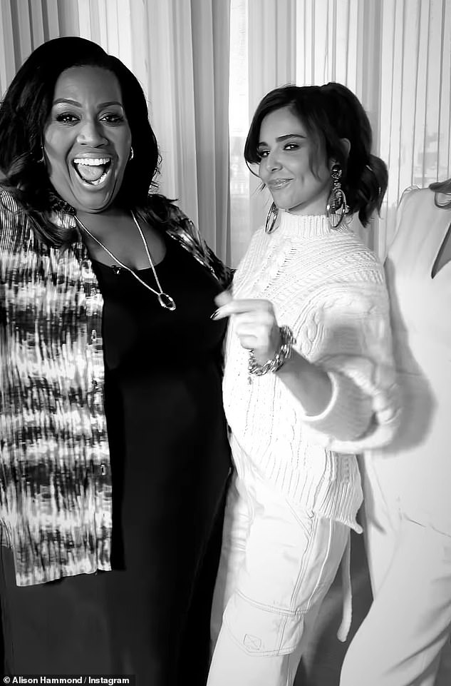 Girls Aloud enjoyed a dance party with Alison Hammond last week as they filmed an interview for This Morning