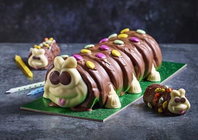 Marks & Spencer settled an intellectual property claim with Aldi in February 2022 after Aldi accused them of copying the design of the famous Colin the Caterpillar cake (pictured) to create rival Cuthbert